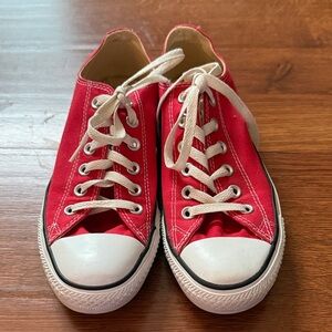Classic Red Converse Sneakers